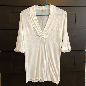 Women’s sanctuary white pullover Henley top
